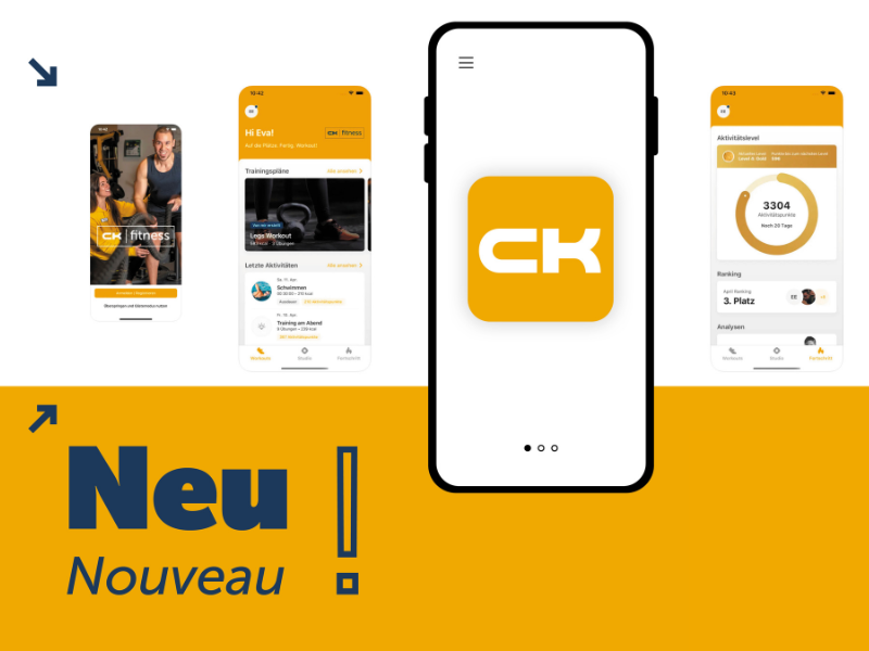 Neue CK Fitness-App 